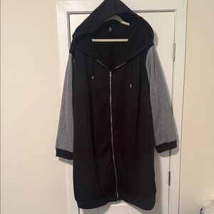 SHEIN Black and Gray Utility Jacket